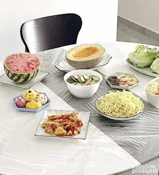 Jednokratni stolnjaci - zaštitne folije za sto 180cm (10kom)