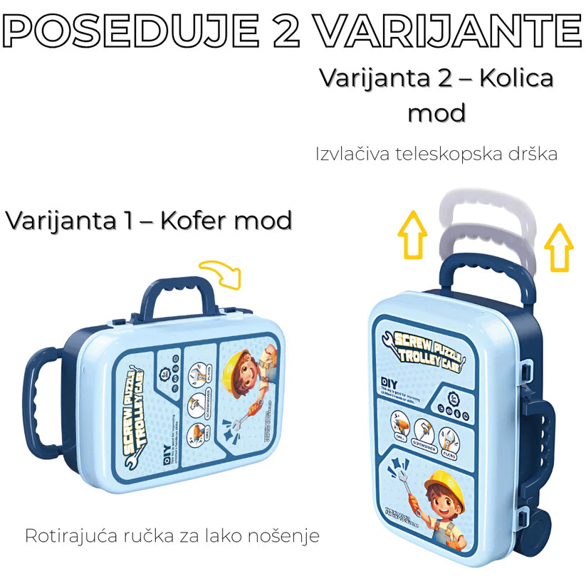 Kreativni set 2u1 za male majstore