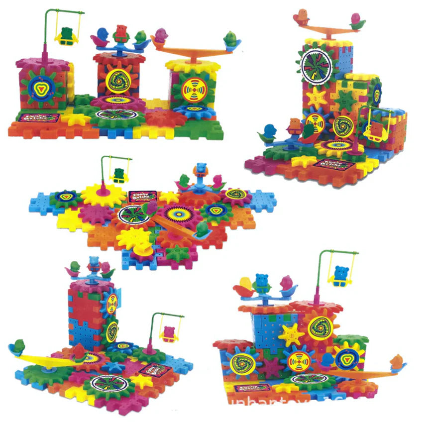 Kreativne električne kocke i zupcanici - 165 delova