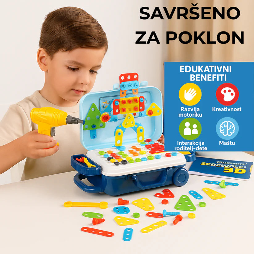 Kreativni set 2u1 za male majstore