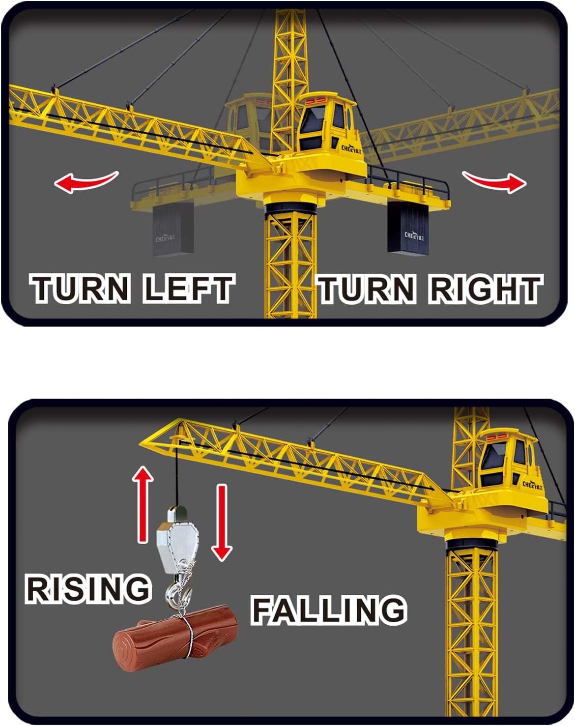 Kran - igračka sa daljinskim upravljačem