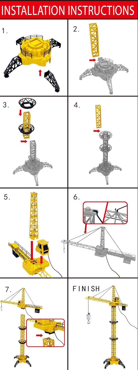 Kran - igračka sa daljinskim upravljačem