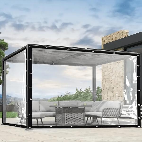 Zaštitna vodonepropusna providna cerada