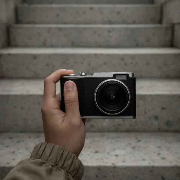 Digitalni retro fotoaparat iz 2000-ih