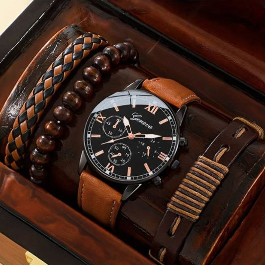 Set muškog sata sa tri narukvice -  WRISTADORN