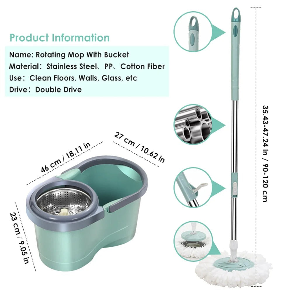 Rotirajući mop - brisko 360 stepeni