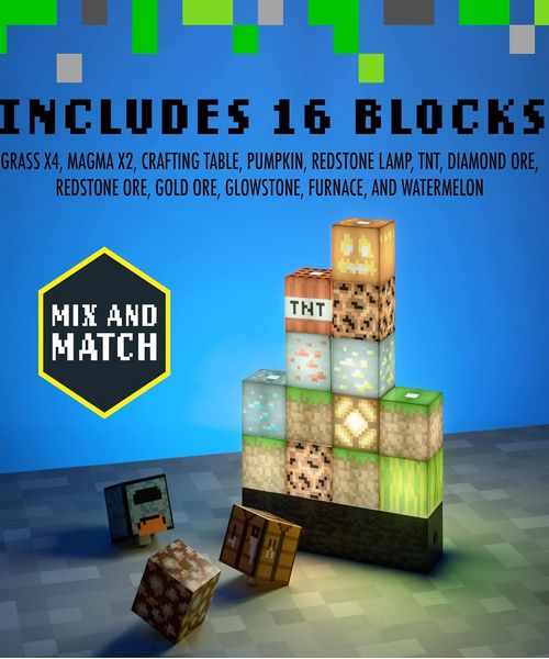 Minecraft USB LED lampa