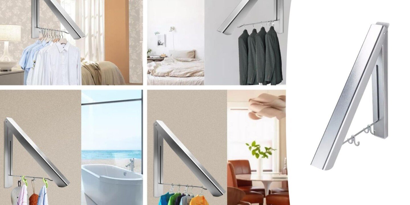 Sklopiva vešalica za odeću na zid